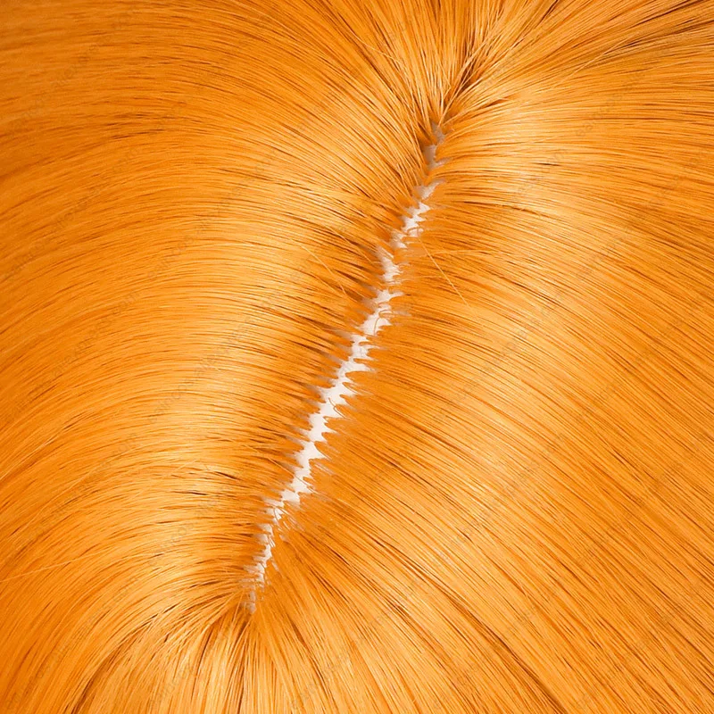 Nami Cosplay Wig 30cm Short Hair Orange Yellow Mixed Color Heat Resistant Synthetic Wig Halloween Party