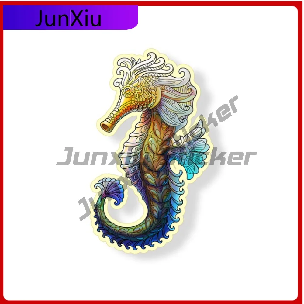 

Seahorse Sticker Sea Cup Beach Vehicle Ocean Decal Cute Waterproof Vinyl Car Laptop Window Bumper