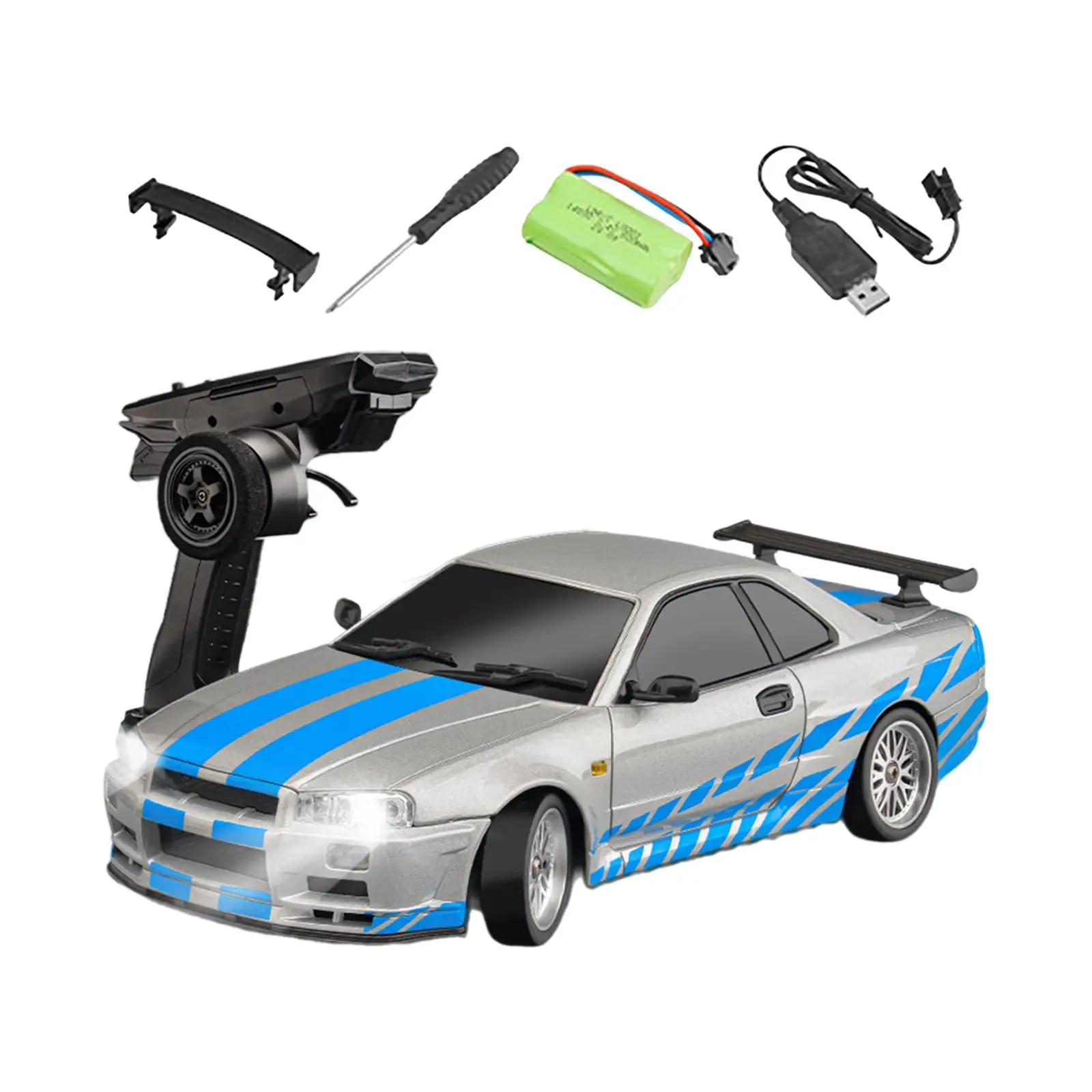 RC Drift Car 1:18 Maßstab Hinterradantriebsystem Ferngesteuertes Auto als Geschenk