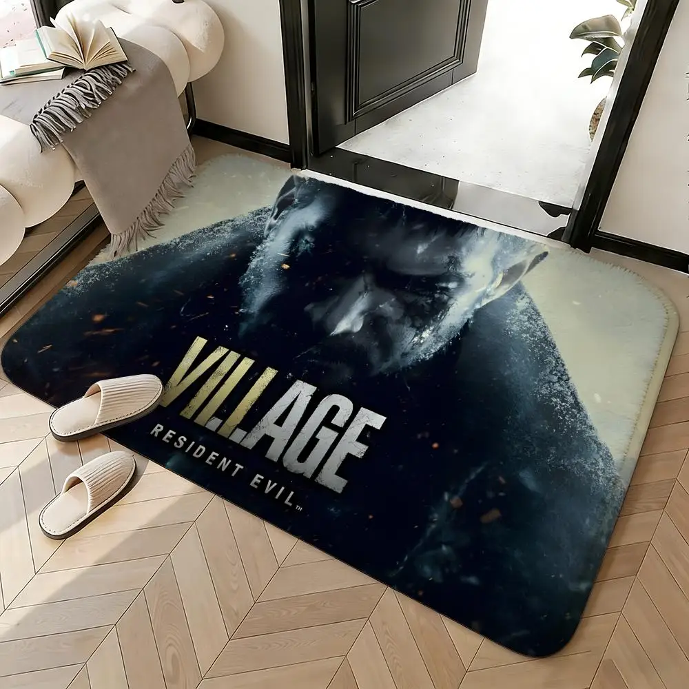 Soft Absorbent Non-Slip Rug Game Resident Evil Requiem Floor Mat Home Decor Doormat Bedroom Floor Mat Shower Carpet