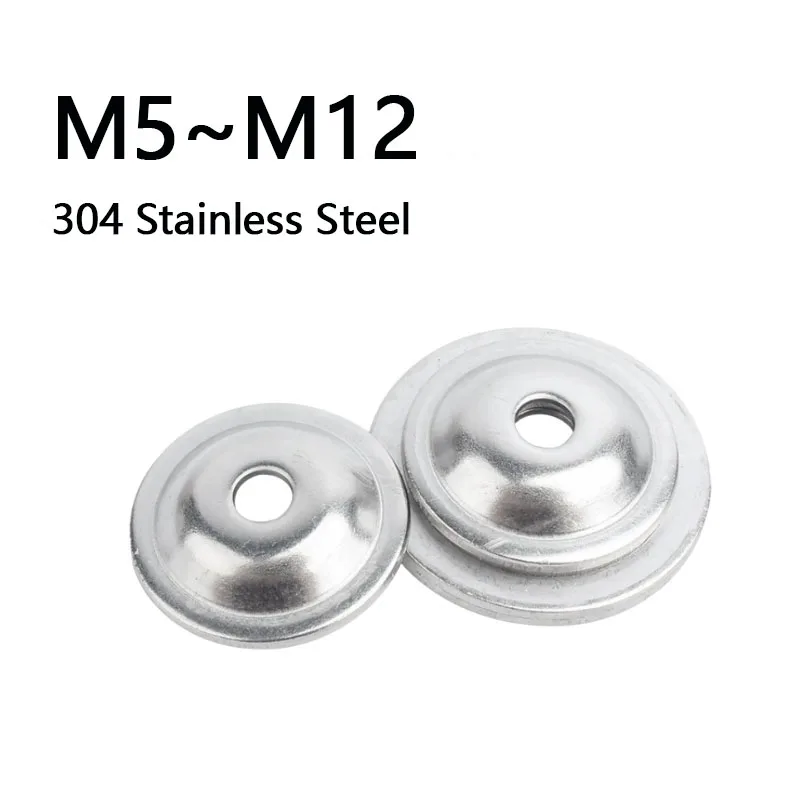 

304 Stainless Steel M5 M6 M8 M10 M12 Concave Convex Bowl Washer Fish Eye Washers Bowl Shaped Straw Hat Gasket