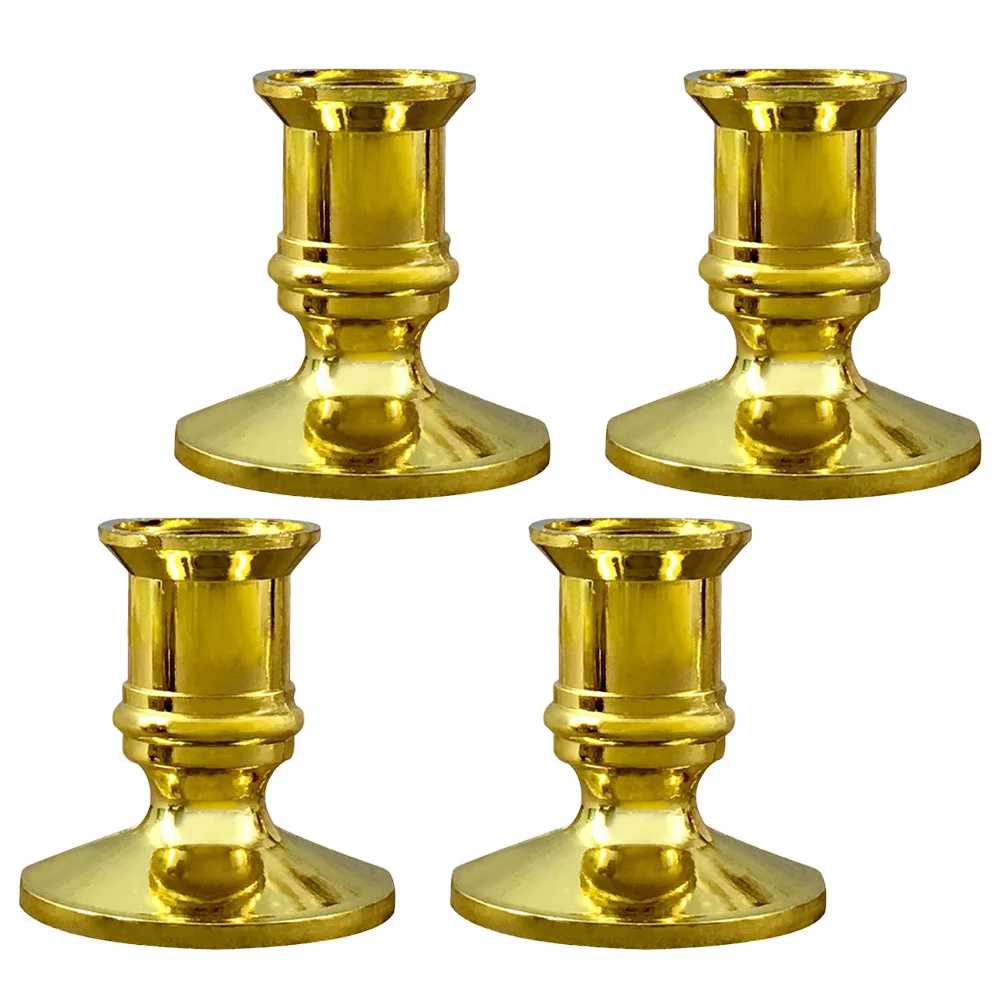 

Simple Abs Electronic Holders Smooth Decorative Candlestick Desktop Decoration For Home Cafe Hotel Decor Creative