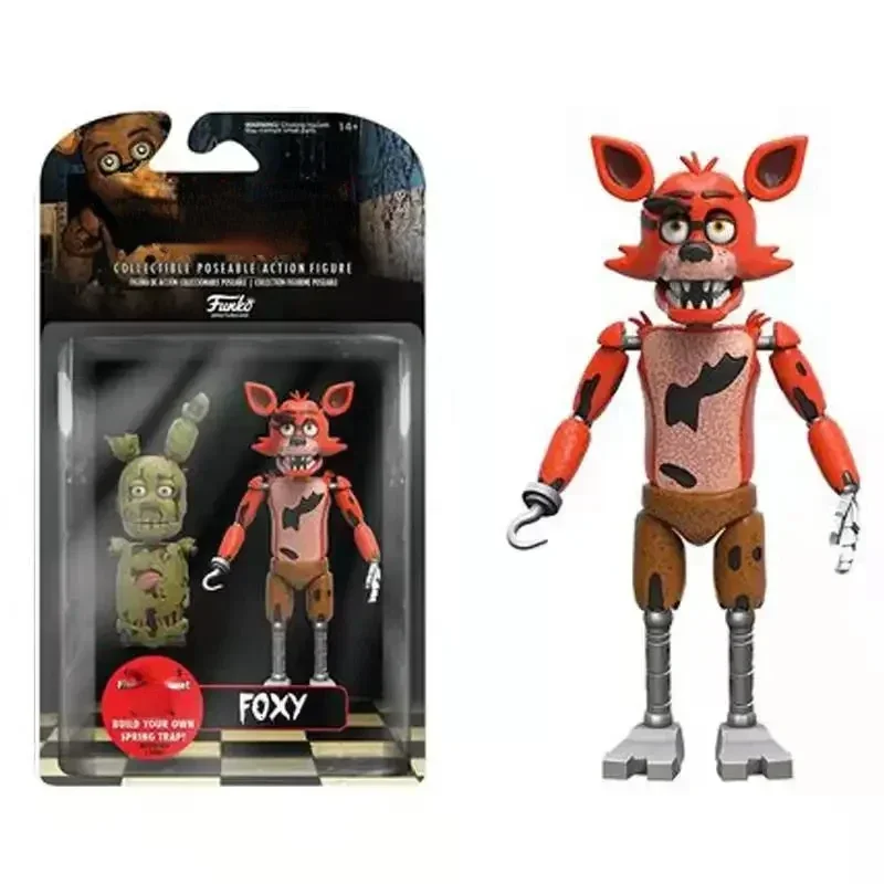 FNAF Five Nights At Freddy's Figures Nightmare Freddy Bonnie Figurines mobiles Jeu Jouets périphériques Cadeau d'anniversaire