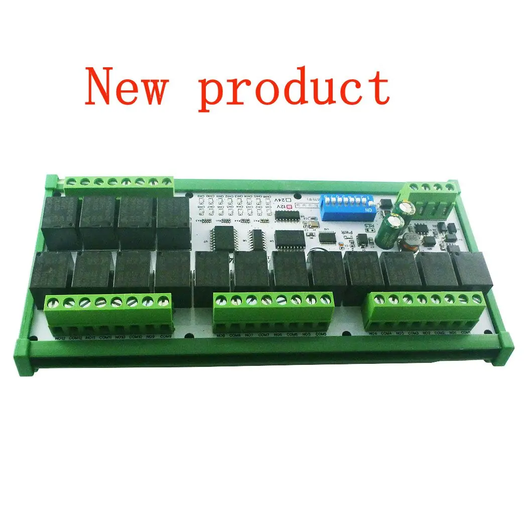 

High Performance RYR416C 16-Channel RS485 Relay Module for PLC Expansion