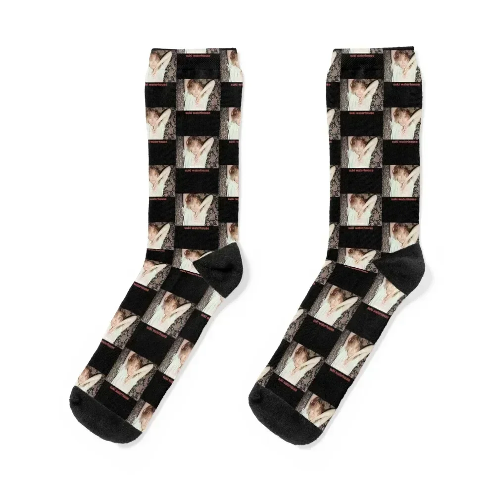 Suki Waterhouse Merch Photo Socks Christmas loose funny gift Man Socks Women's