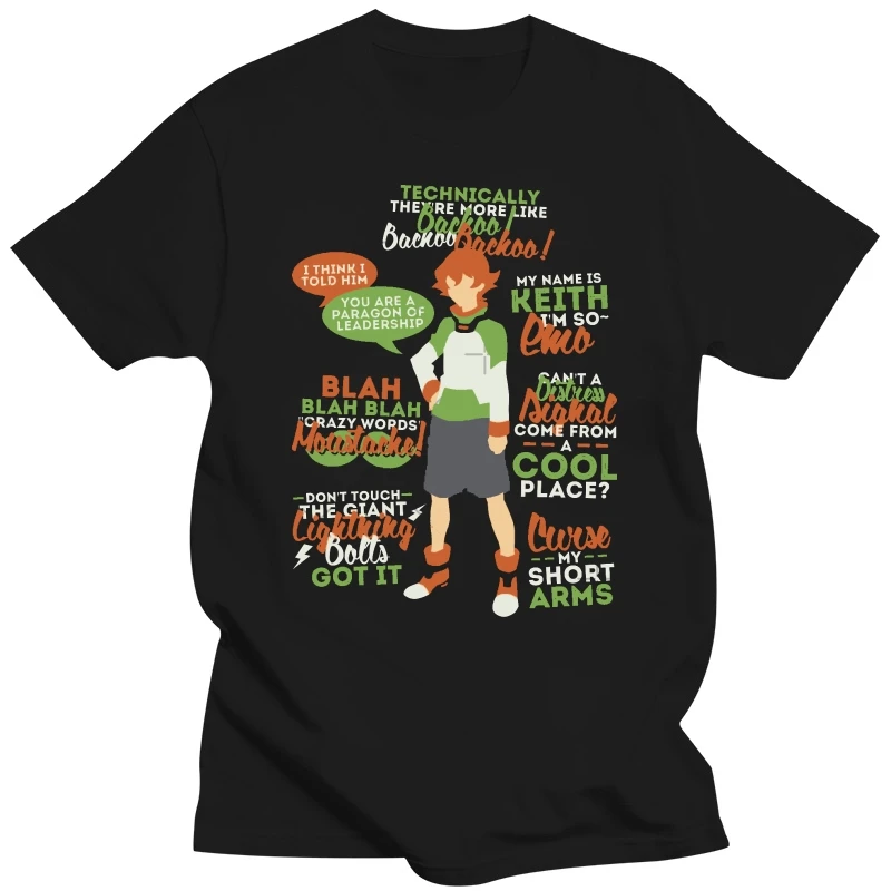 NEW Pidge Voltron Quotes Mens Black T-SHIRT S-5XL MAN WOMAN