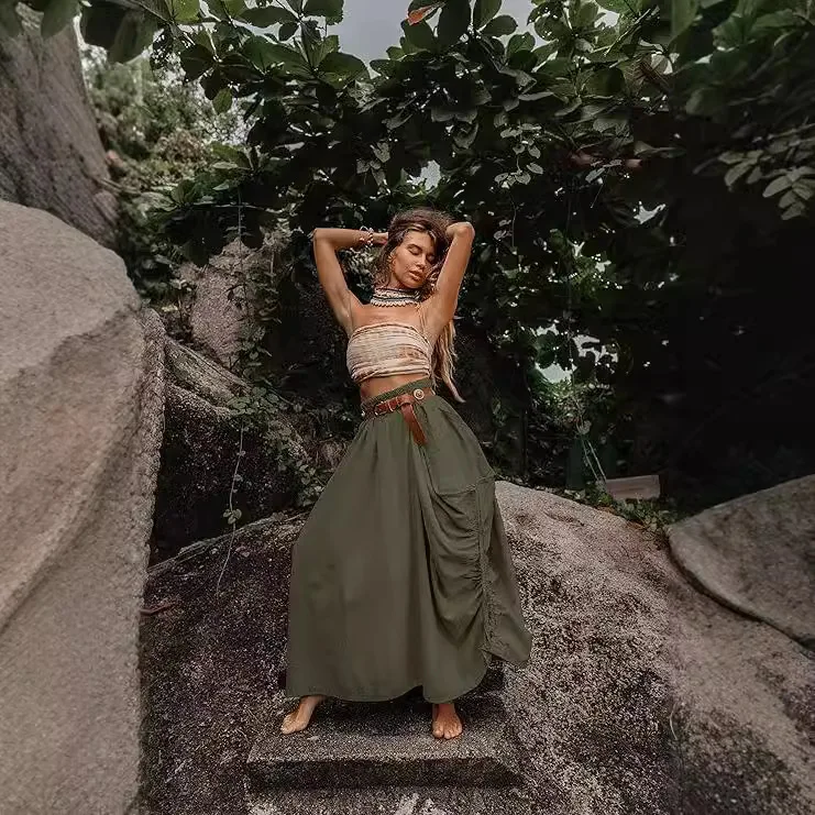 Europäischer und amerikanischer Damen-Freizeitrock 2025, neues lockeres Kleid