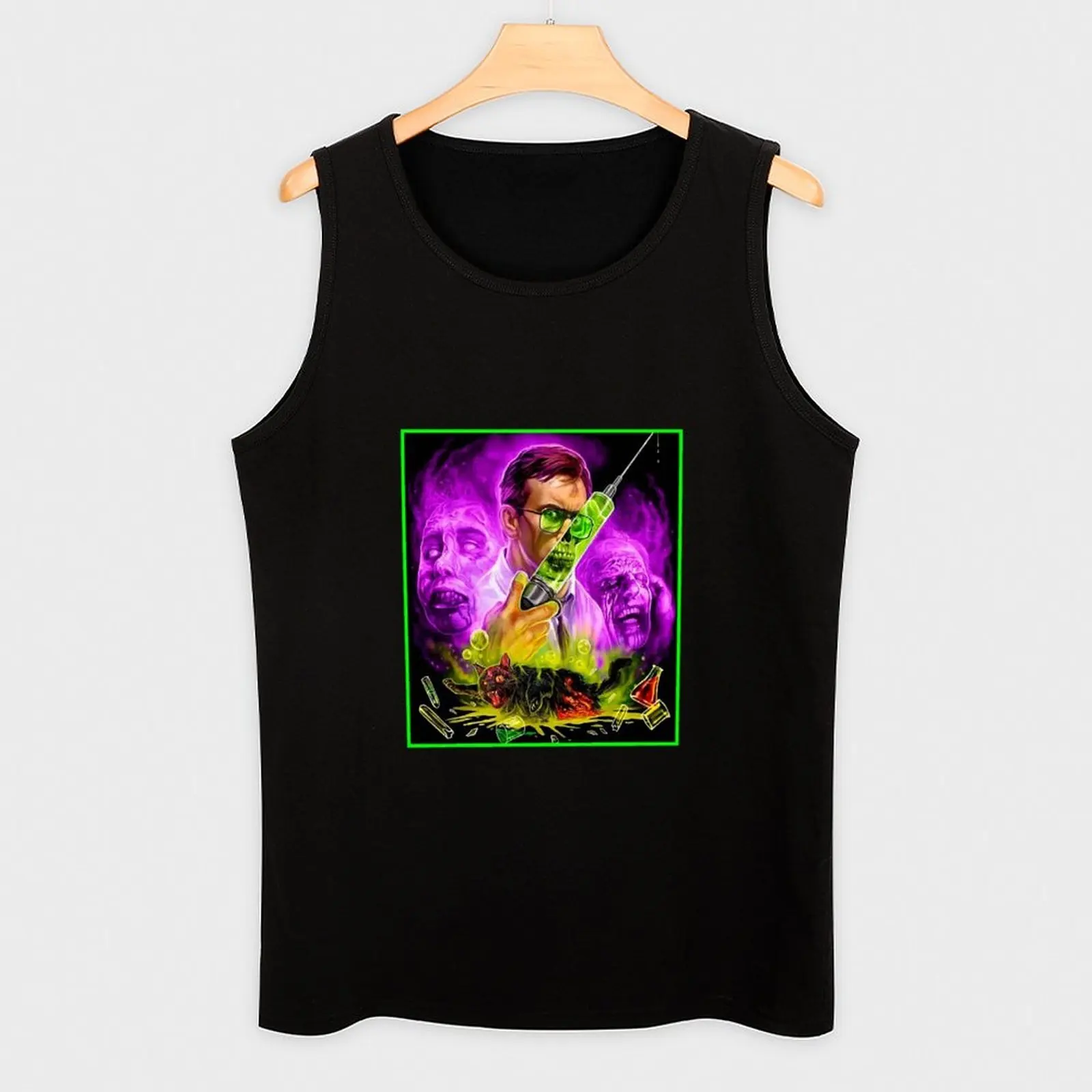 Reanimator Movie Fan Art Gifts Tank Top الأكثر مبيعًا المنتجات الصيفية للرجال بلايز بلا أكمام تي شيرت للرجال