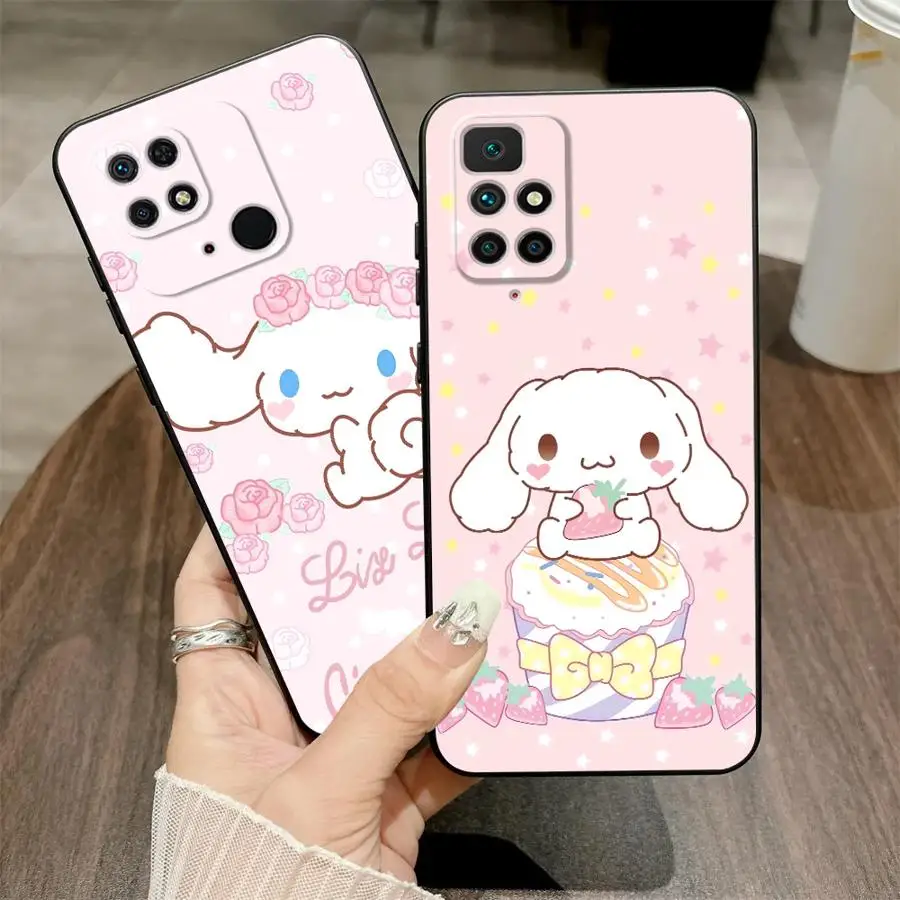 Cinnamoroll Cute Sanrio Case for Xiaomi Redmi 12 10 13C K60 12C K40 K50 Gaming 9A 9C A5 A1 A2 Plus 9T Soft Back Phone Cover