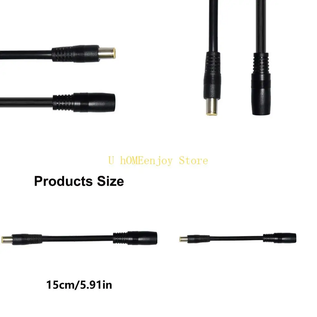 

Силовой кабель B0KF DC8020 с гнездом DC7909 с 46 нитями, долговечность 15 см/5,91 дюйма в длину