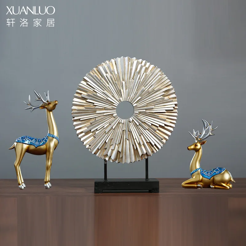 

Creative European Retro Home Entrance Hall, Sales Office Desk Decoration, New Home Moving Decoration Ornament