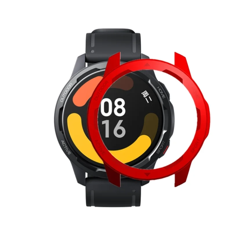 Behua capa protetora para xiaomi relógio s1 ativo smartwatch rígido pc escudo protetor à prova de choque quadro para mi relógio cor 2