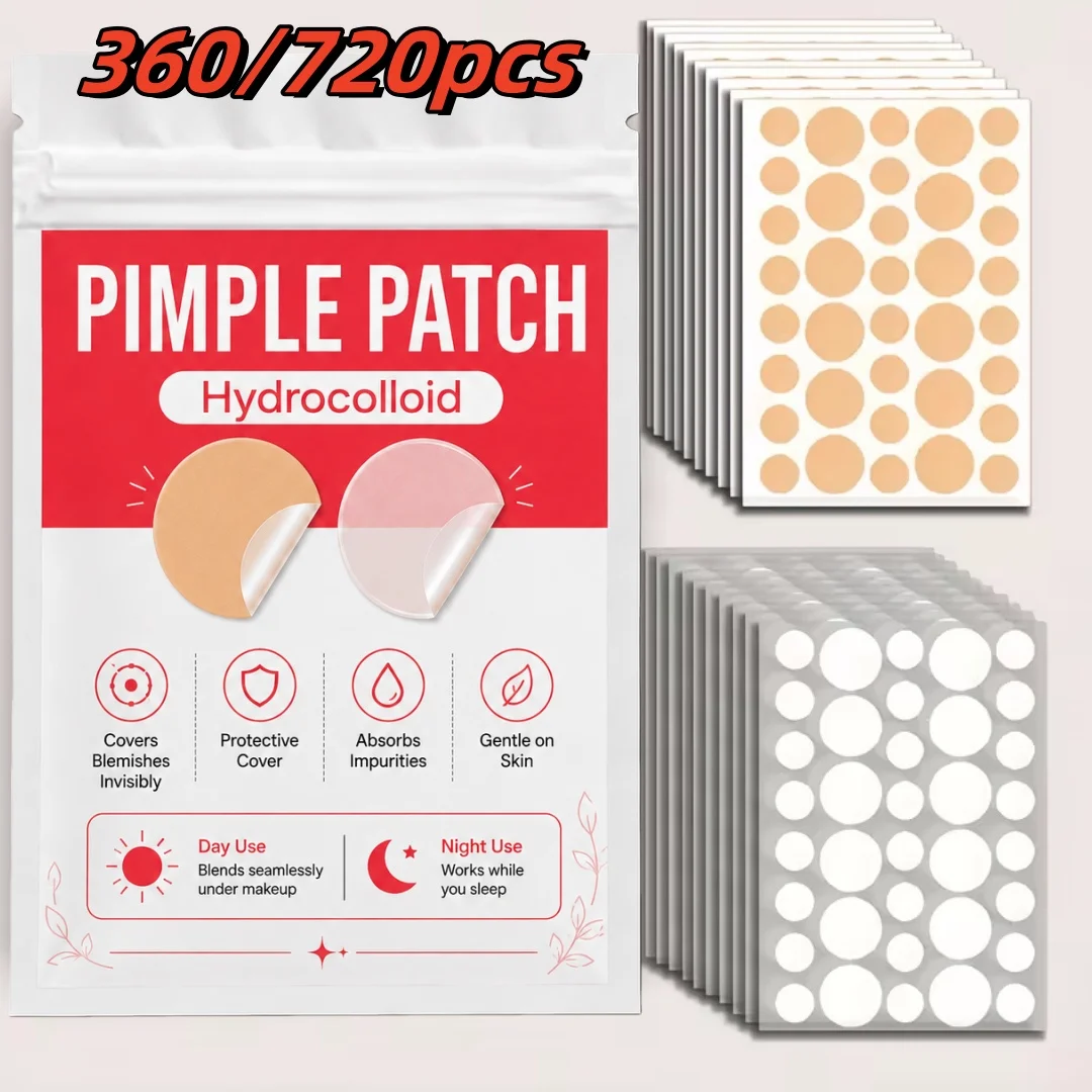 Round acne patches in various sizes, suitable for a wide range of people, gentle and non-irritating.