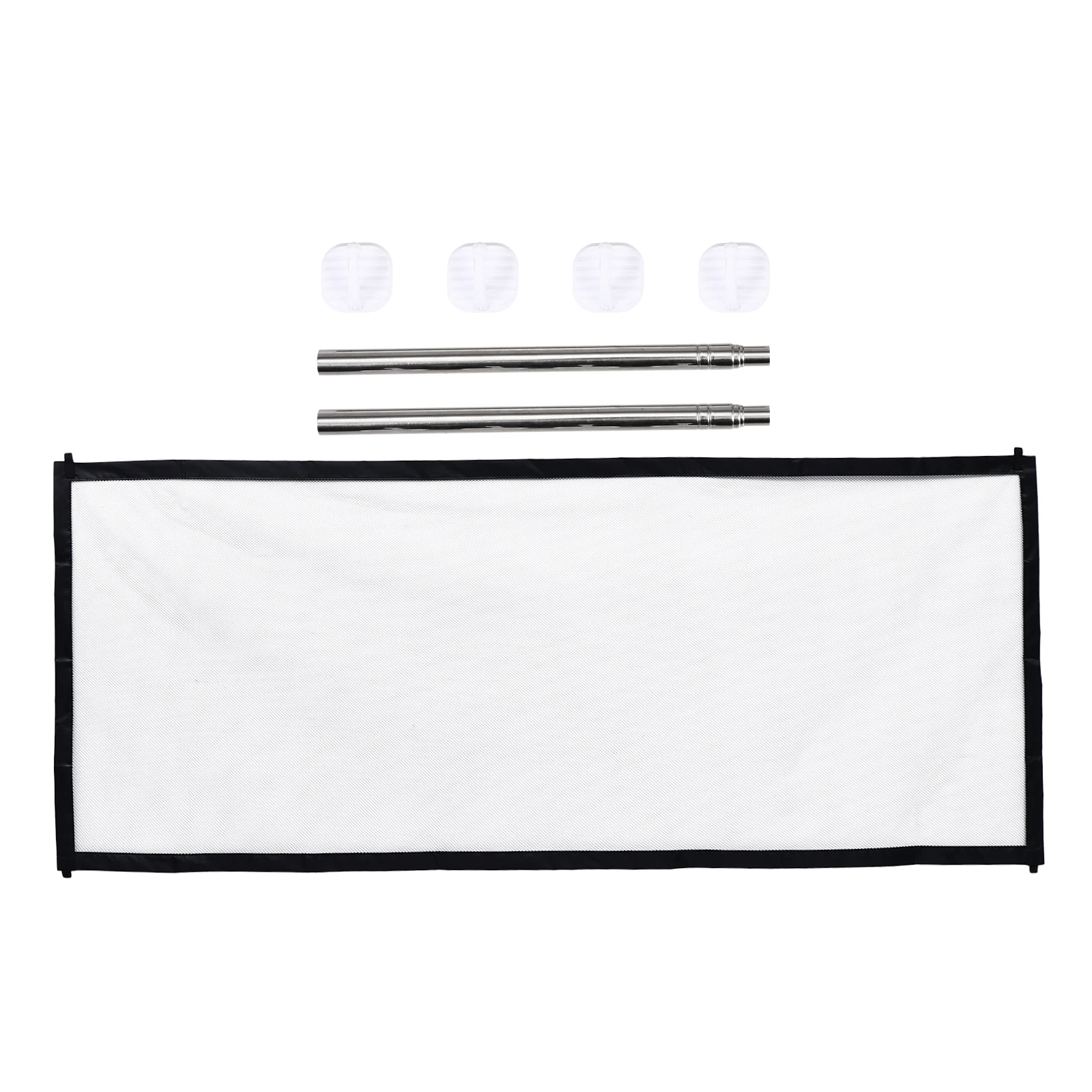 

1pc Pet Gate Door Safety for Indoor Dogs Nylon Barrier Portable Household Rail Isolation Fence Folding Fence Stairs Balconies