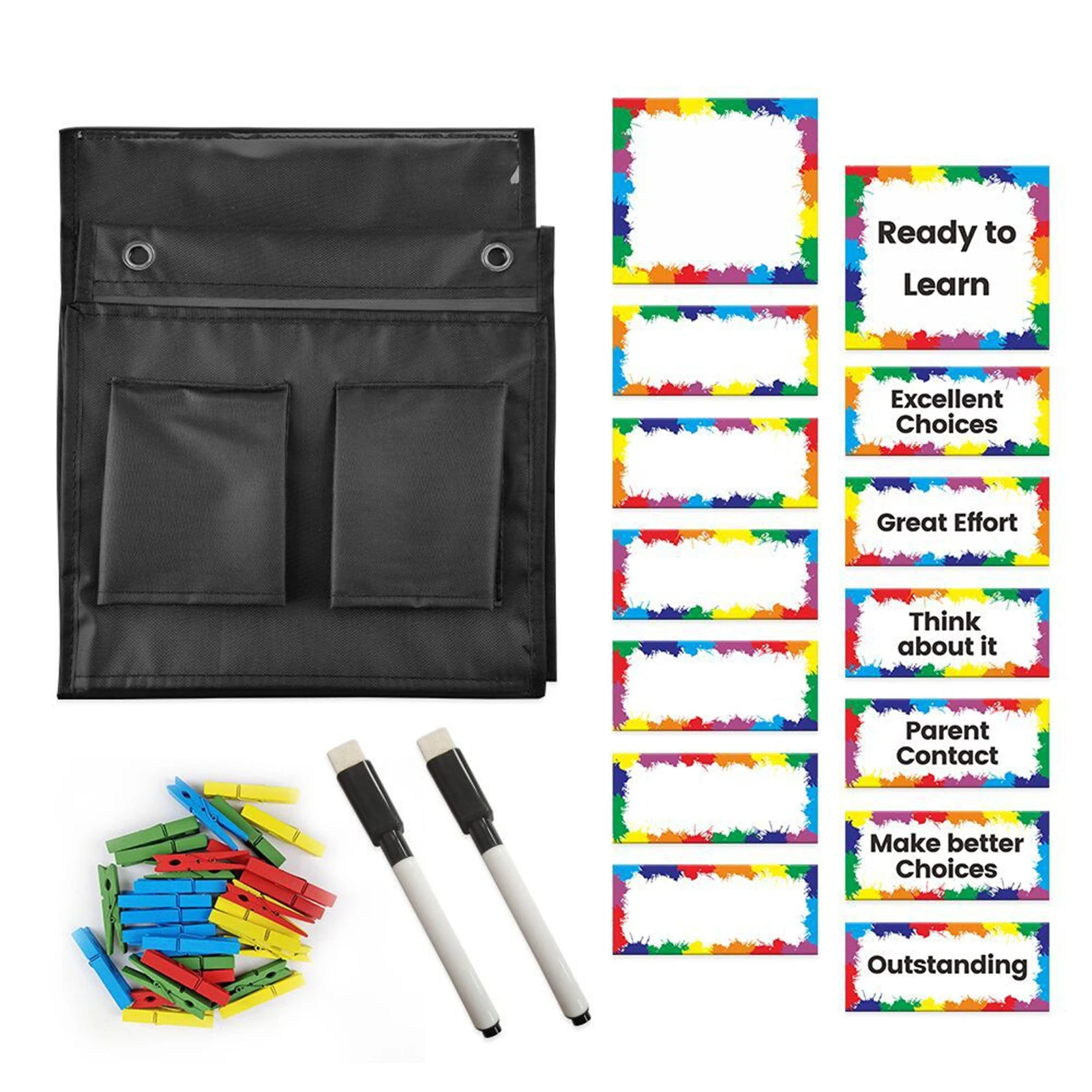 Student Behavior Pocket Chart Classroom Track And Reward Good Behavior Pocket Chart Bulletin Board Reward Students Chart For