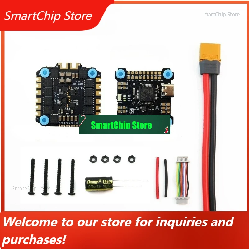 

Store1pcs For F722 Flight Controller V1.0 BLHeli_S 6S FC 60A 80A ESC 30.5*30.5mm F7 Flight Stack Suitable For X8 Drone Drone Pa