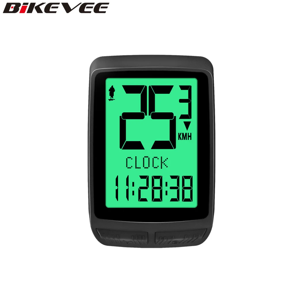 AliExpress Bikevee Replaceable Battery Bike Computer Wireless Cycling Computer Bicycle Speedometer Odometer Waterproofing Bicycle Accessories