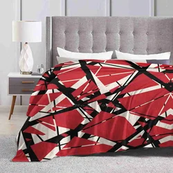 Evh : Authentic Stripes Design Best Selling Room Household Flannel Blanket Eddie Inspired Stripes Design