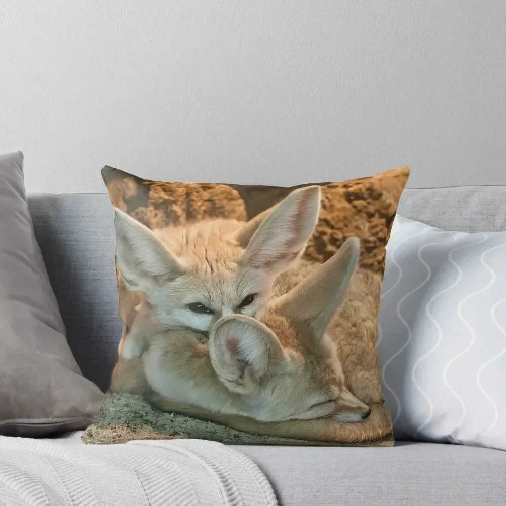 Fennec Fox Throw Pillow Decorative Cushion autumn decoration pillow