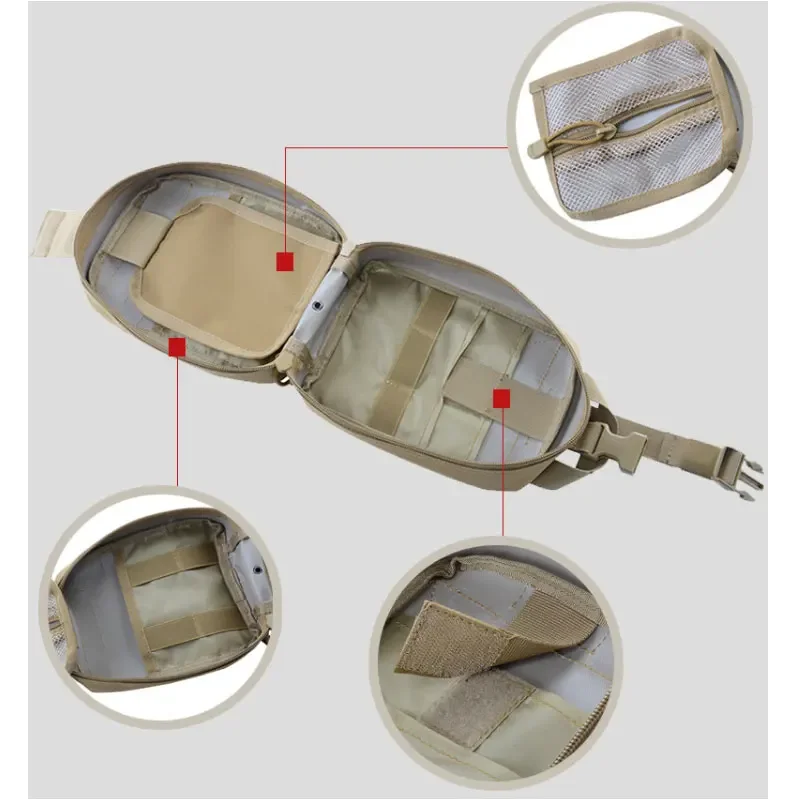 Taktische Erste-Hilfe-Kits Taillen packungen Notfall Outdoor-Armee Jagd Auto Camping Molle Überlebens werkzeug Militär edc Beutel Veranstalter