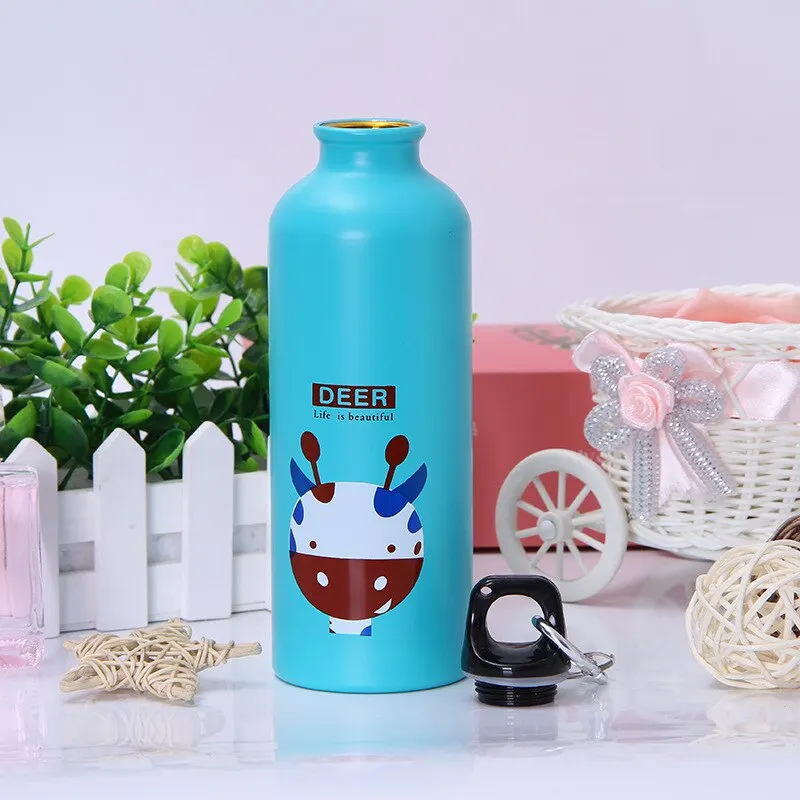 500ml adorabili animali regalo creativo sport portatili all\'aperto ciclismo campeggio escursionismo bicicletta scuola bambini bottiglia d\'acqua