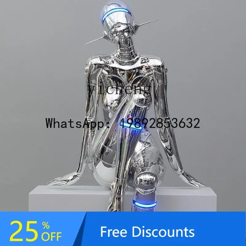 

Machinery Jikong Shanji Large Ornament Trend Electroplating Sculpture Floor Decoration