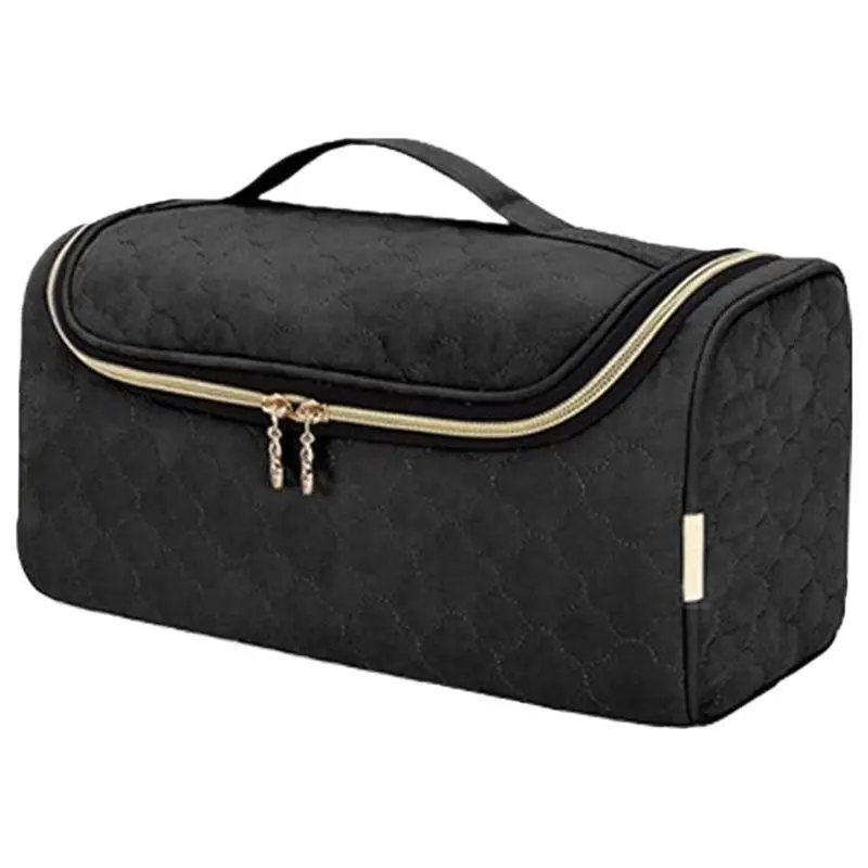 

【ORNAMENT】Многофункциональная сумка для хранения, вместительная дорожная косметичка, портативная дорожная сумка для туалетных принадлежностей, черная