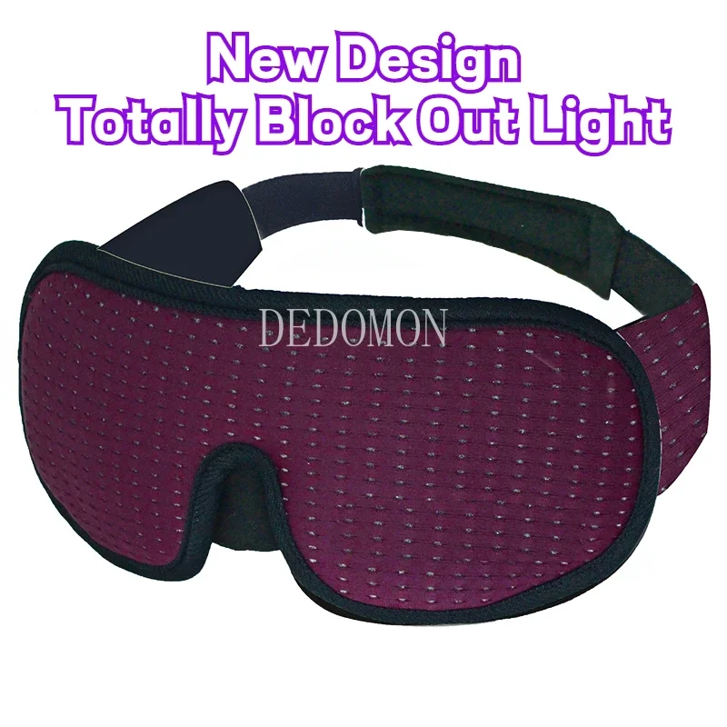 3D Sleeping Mask Block Out Light Soft Padded Sleep Mask For Eyes Slaapmasker Eye Shade Blindfold Sleeping Aid Face Mask Eyepatch