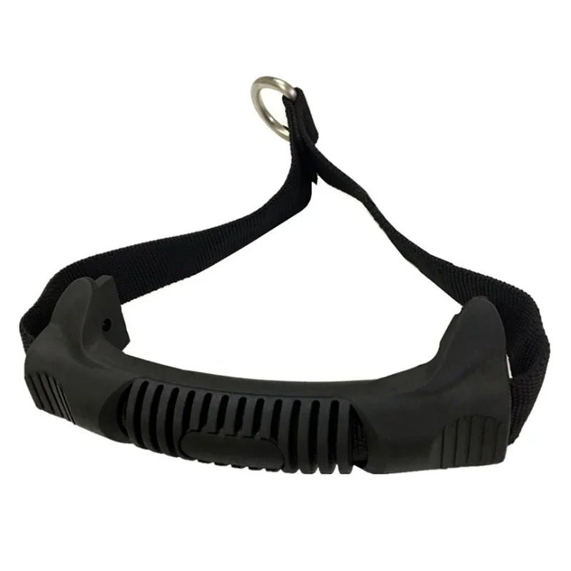 SMIEA 2 Pack Resistance Band Handles Gym Equipment Draw Rope Grips Strength Training Rope Handles 19X14cm