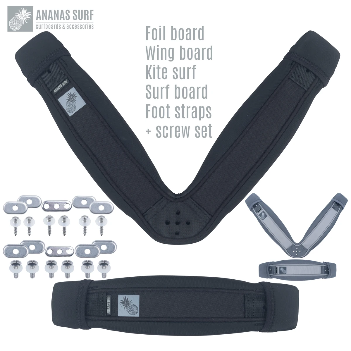 Ananas Surf Foot Strap Set Hydrofoil Windboard Kitesurfing Surfboard Foil Board