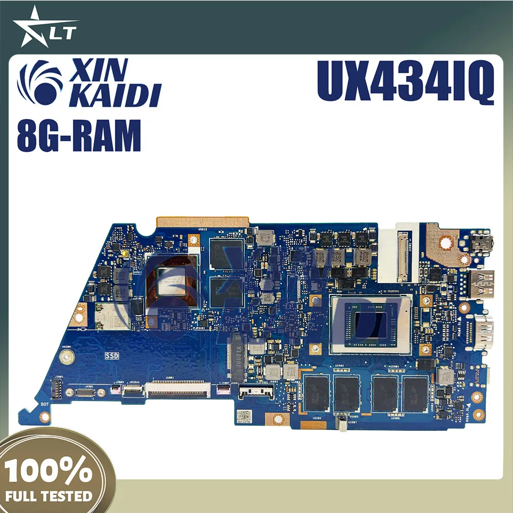 

For ASUS ZenBook Q407IQ UX434 UX434I UX434IQ Mainboard Laptop Motherboard CPU i3 i5 i7 8GB 16GB RAM Original Quality 100%Tested