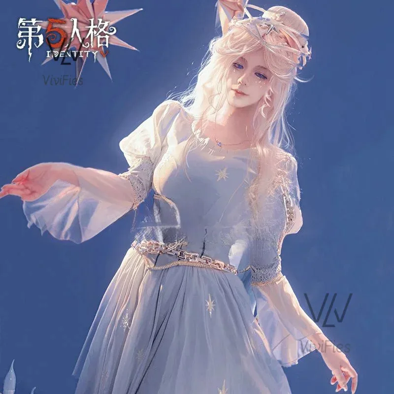 

COSda@Identity v Emma Wood cosplay witch costume sweet lolita dress girls women Halloween suit full wig glasses bagCOSda