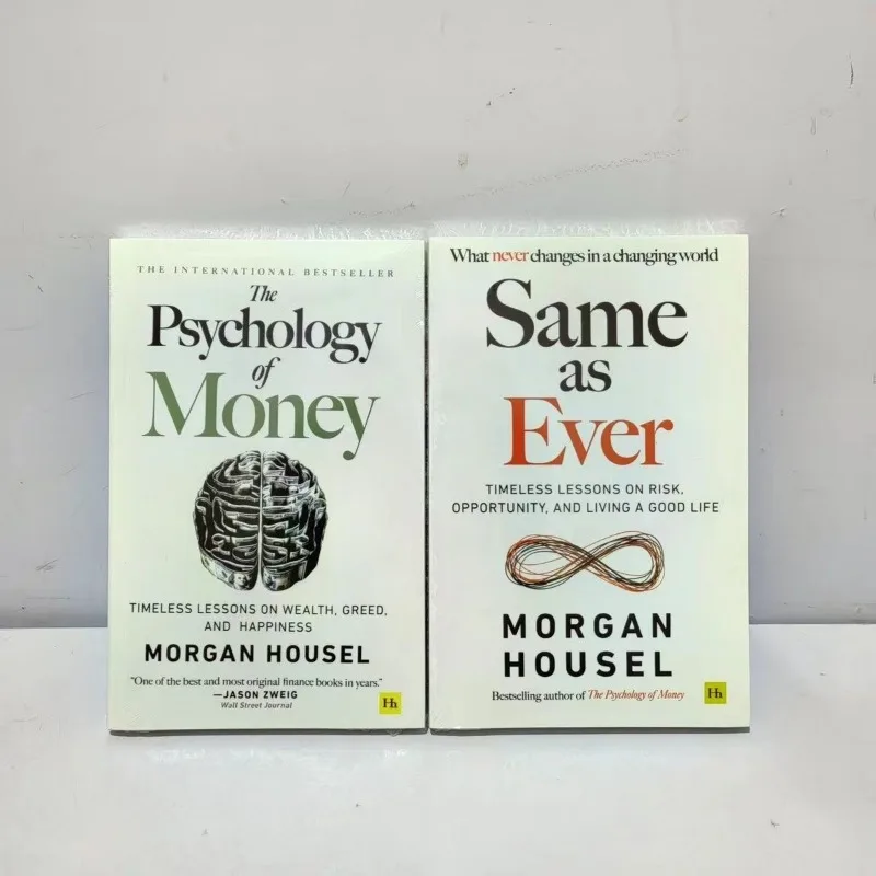 2 Books By Morgan Housel The Psychology of Money and Same As Ever Book in English Paperback