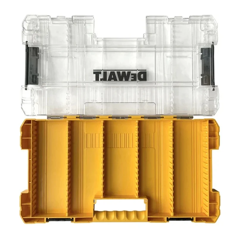 DEWALT 오리지널 TSTAK 옐로우 터프 스토리지 박스, DT70801, DT70803, DWAN2190, 중형 소형 대형 도구 상자