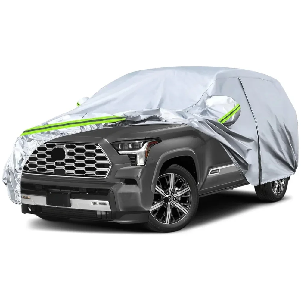 housses-de-voiture-pour-toyota-sequoia-2001-2025-couleur-argent-toutes-saisons-sur-mesure-avec-fermeture-eclair-bandes-coupe-vent-pour-la-neige-la-pluie-la-poussiere-et-la-grele
