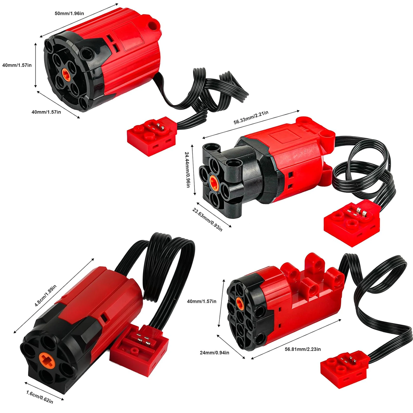 Funciones de potencia MOC, Motor M + L + XL, servomotor, versión mejorada, grupo de potencia de alta velocidad para 88003, 88004, 8882, bloques de construcción