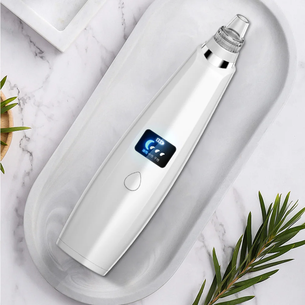 1pc elettrico 3 ingranaggi regolabili 6 teste di aspirazione detergente profondo per pori per punti neri pelle morta olio bellezza del viso