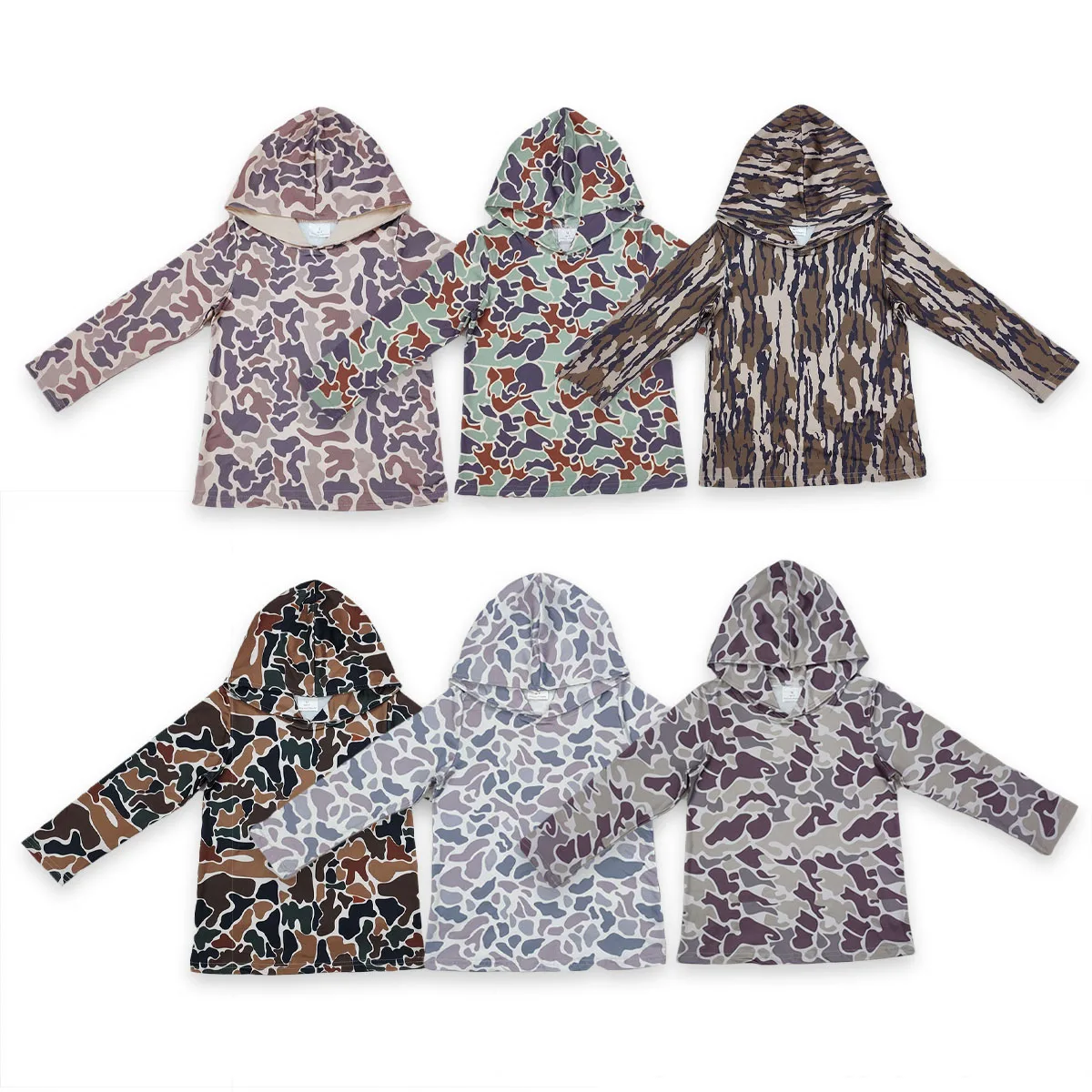 

Kids Baby Boy Sweatshirt Children Hooded Camo Clothes Toddler Long Sleeves Hoodie Pocket Sportswear Shirt Wholesale