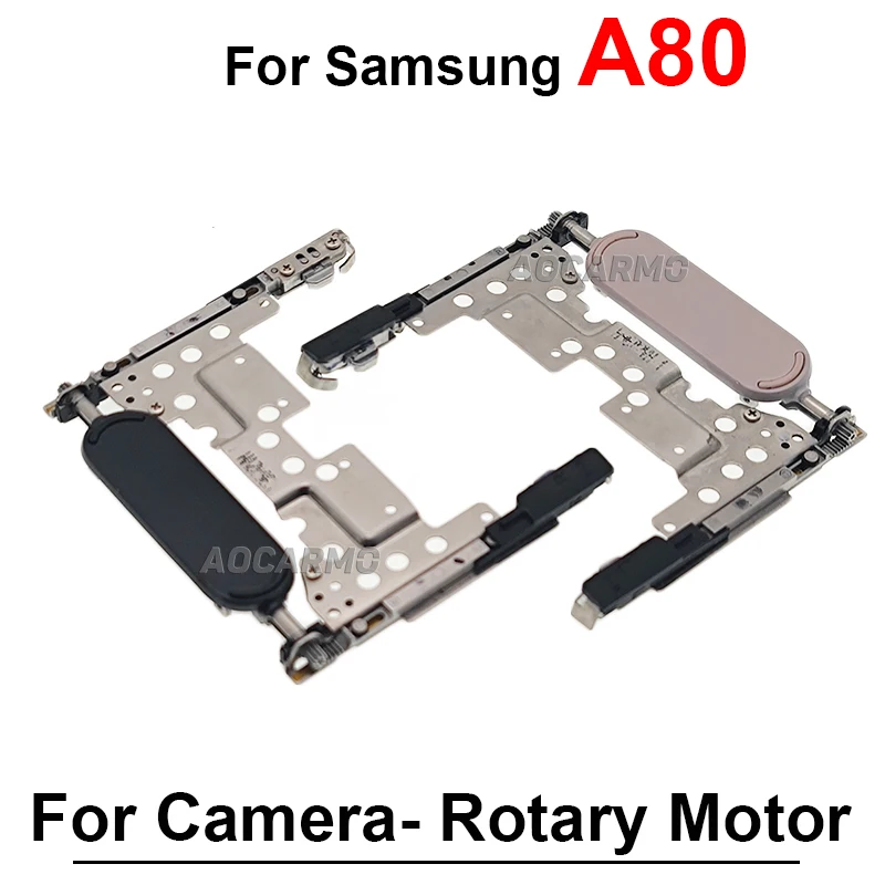 For Samsung Galaxy A80 A805F Camera Flip Bracket Fixed Frame Stand Replacement Part Black Silver Pink Gold Repair