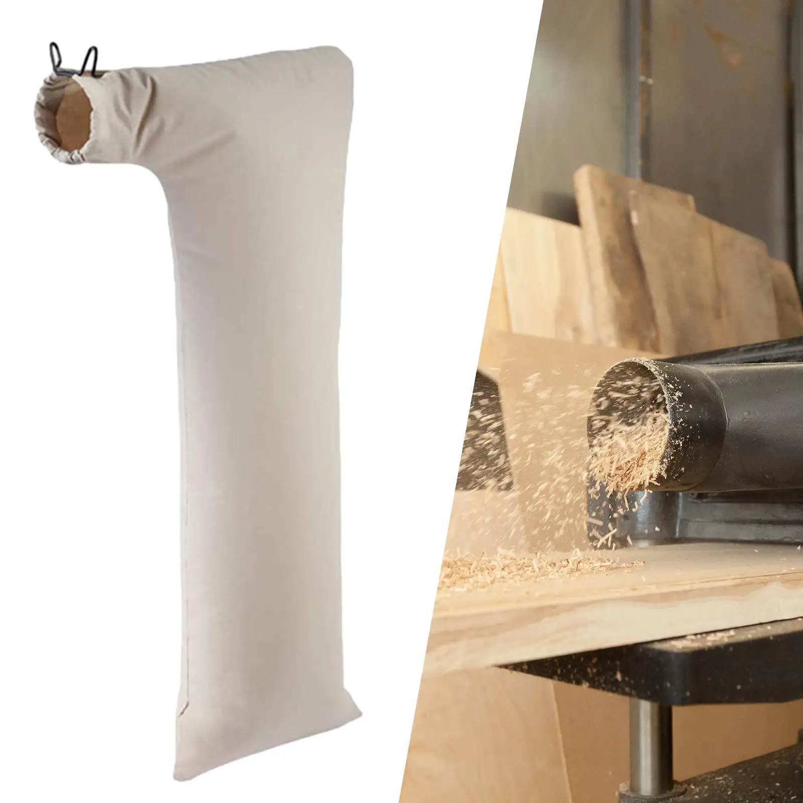 Universal Dust Collector Bag Anti Dust Cover Replacement for Table Saw Workshop Cleaning with 2.5 Inch Dust Port