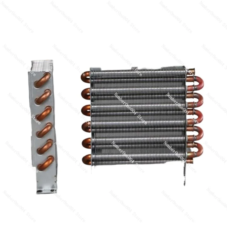 

CP2x6x120MM mini wind copper tube cold fin condenser radiator with 120x120mm fan