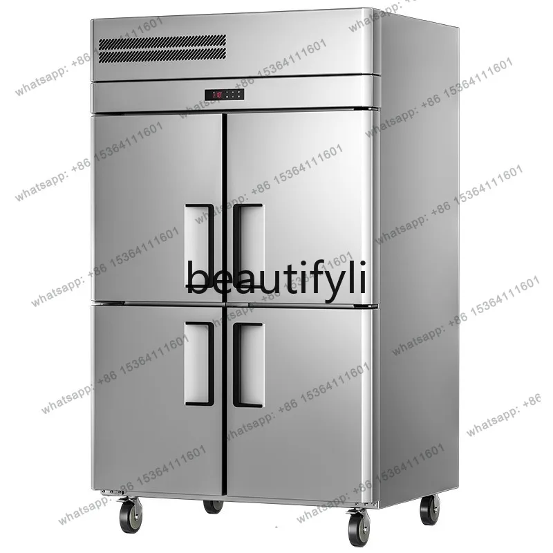 Commercial Refrigerated Freezer Air-cooled Frost-free Fresh-keeping Cabinet Refrigerator Vertical Dual-temperature Freezer