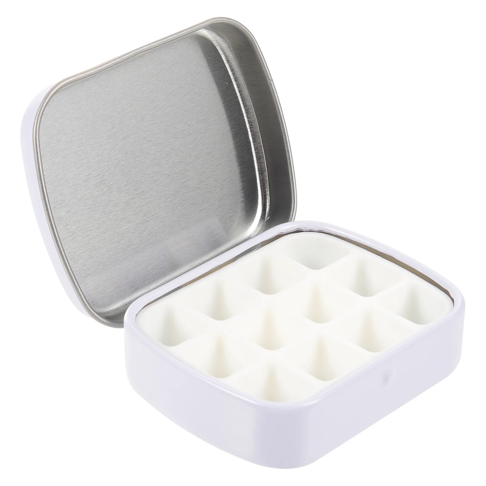 1 مجموعة صندوق الصباغ المائية فارغة المائية القصدير المحمولة الطلاء حقيبة للتخزين للفنانين الطلاب لوازم الرسم لوحة فنية