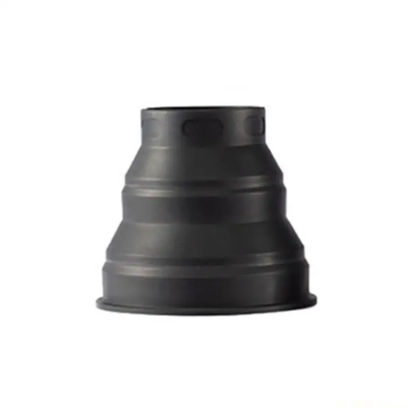 E56B Collapsible Silicone Lens Hood For 53-72mm/72-112mm Camera Lens AntiReflective Design Sunshade For Clear Photos