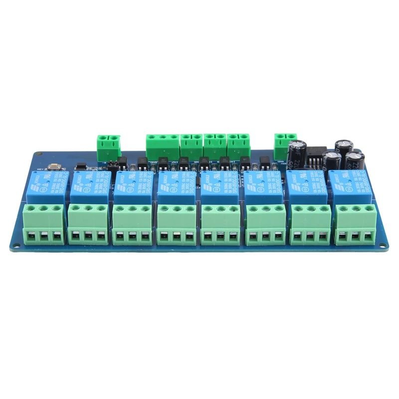 Modbus-Rtu 8 Channel Relay Module Modbus RTU 8 Switch Input RS485 Communication TTL Durable Easy To Use