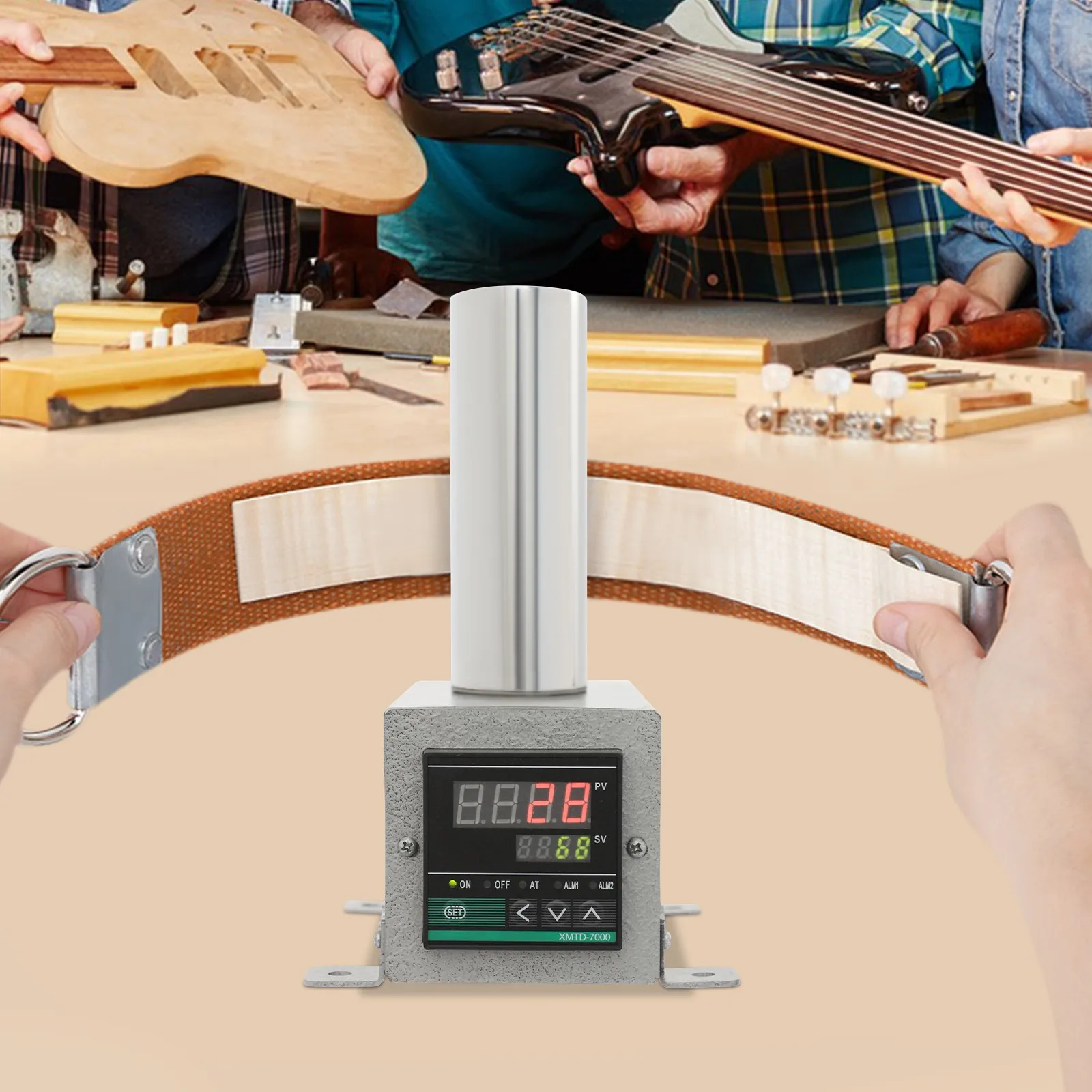 Herramienta para Doblar los Costados de Guitarras, Violines y Violas, 600W, Herramienta para Doblar los Costados de Instrumentos Musicales