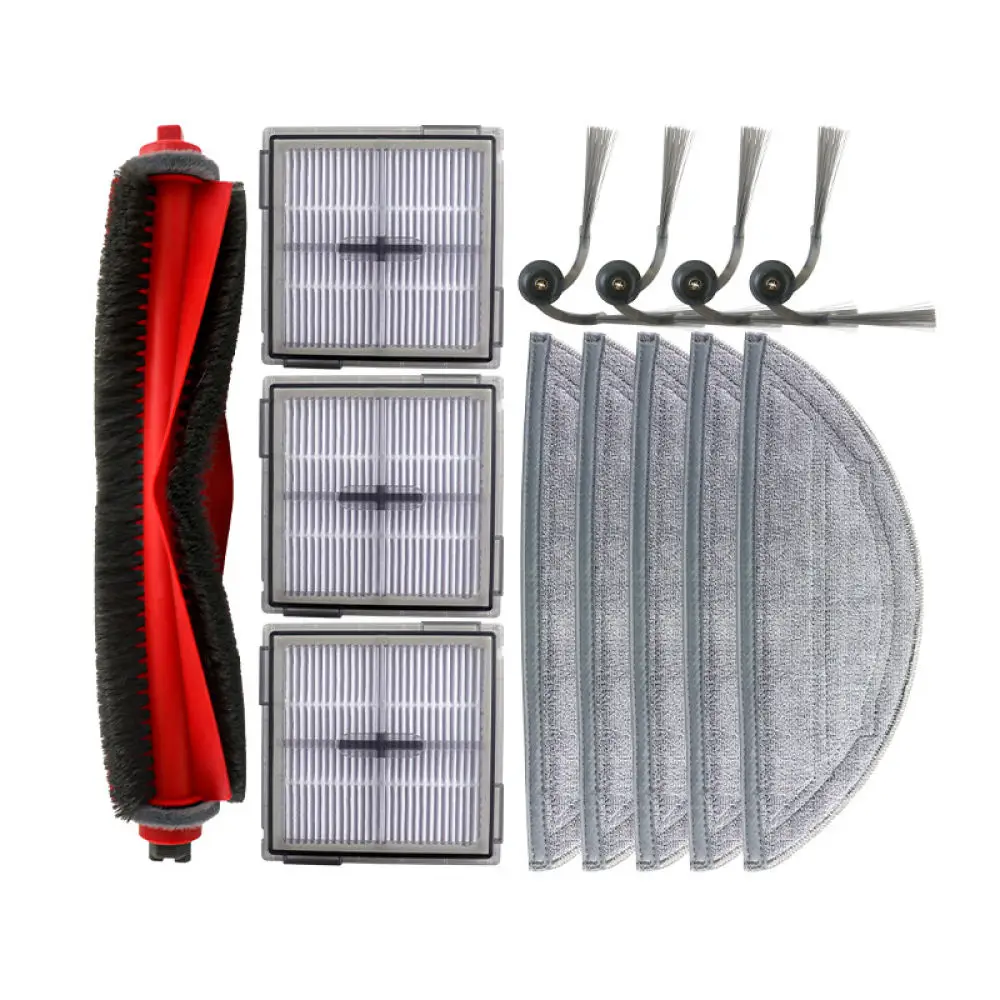 For Roborock S8 Pro S8 Pro Plus Robot Vacuum Replacement Parts Set Main Brush Filter Side Brushes Mop Cloth Accessory