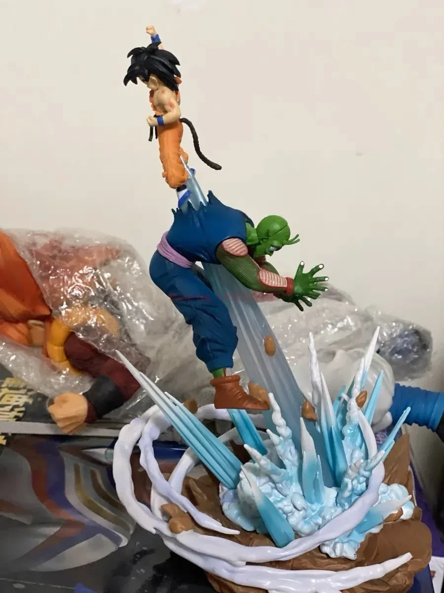 22cm figurki Anime Dragon Ball Z Majin Buu Vs Son Goku figurki Gk statua kolekcja pcv zabawkowy Model na prezent urodzinowy