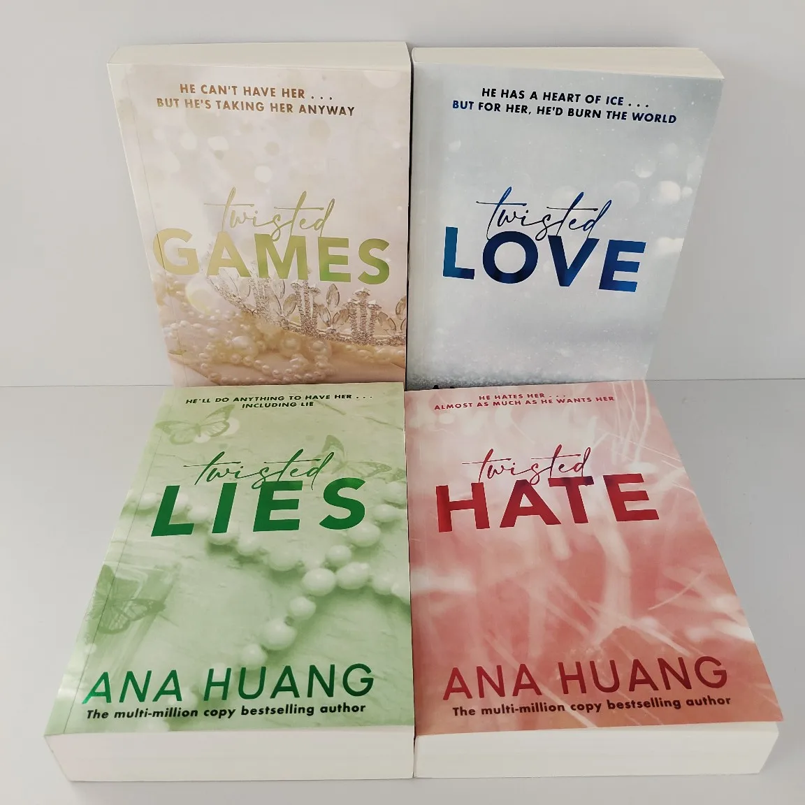 Twisted Series by Ana Huang: All 4 Books - Love, Lies, Games & Hate in This Sizzling Romance Collection