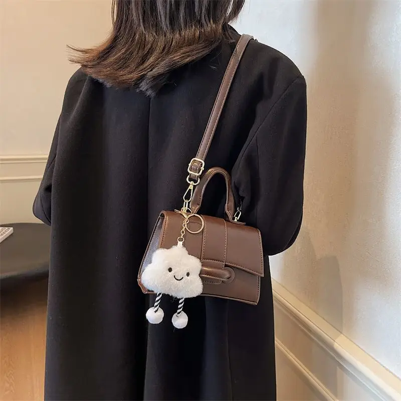 

Retro Minimalist Design Tote Bag Women Leather Stitching Large Capacity Handheld Shoulder Bag Ladies Premium Crossbody Bags 2025